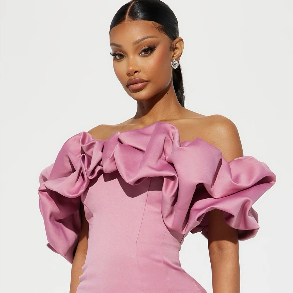 Parisian Nights Midi Dress - Mauve ✨